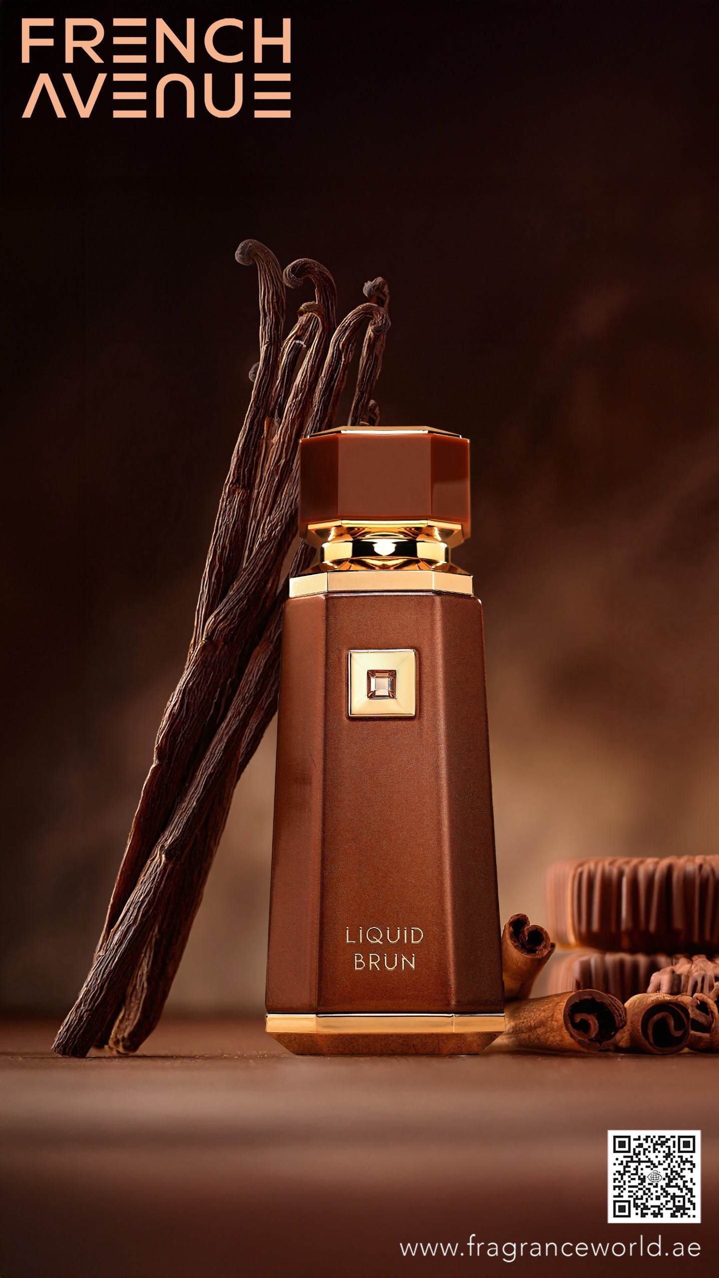 LIQUID BRUN BY FRENCH AVENUE | ලික්විඩ් බ්රූන් | 100ML EDP | Unisex