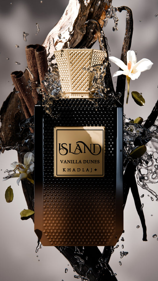 KHADLAJ ISLAND VANILLA DUNES | ඛද්ලාජ් අයිලන්ඩ් වැනිලා ඩියුන්ස් | 100 ML EXTRAIT