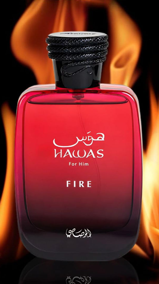 Rasasi Hawas Fire හවාස් ෆයර් | 100ML EDP | Unisex