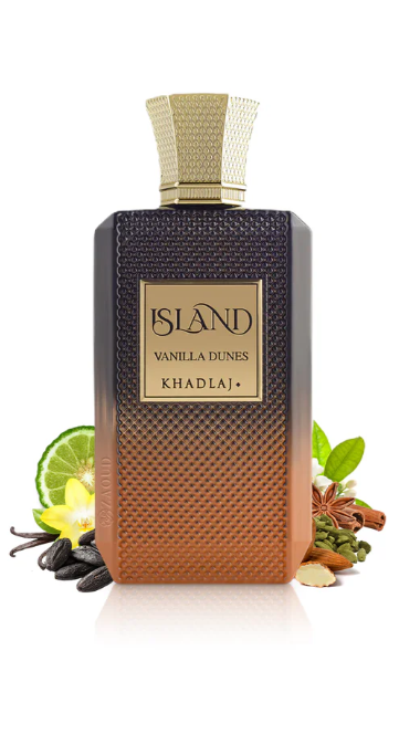 KHADLAJ ISLAND VANILLA DUNES | ඛද්ලාජ් අයිලන්ඩ් වැනිලා ඩියුන්ස් | 100 ML EXTRAIT