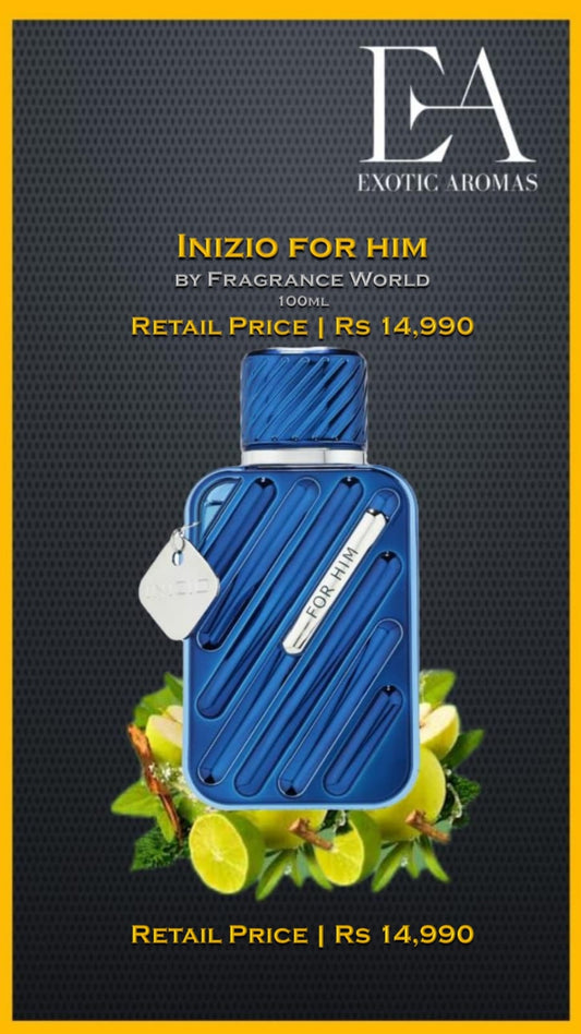 Inizio for him by Fragrance World 100ml EDP