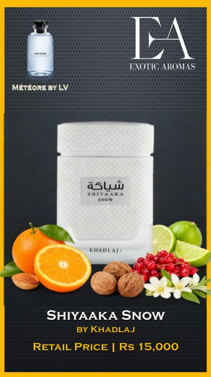 Shiyaaka Snow by Khadlaj 100ml EDP